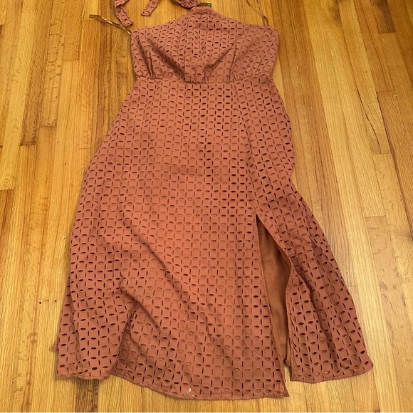 ASOS buckle halter-neck maxi dress.  Size 14 (#3) - Picture 2 of 13